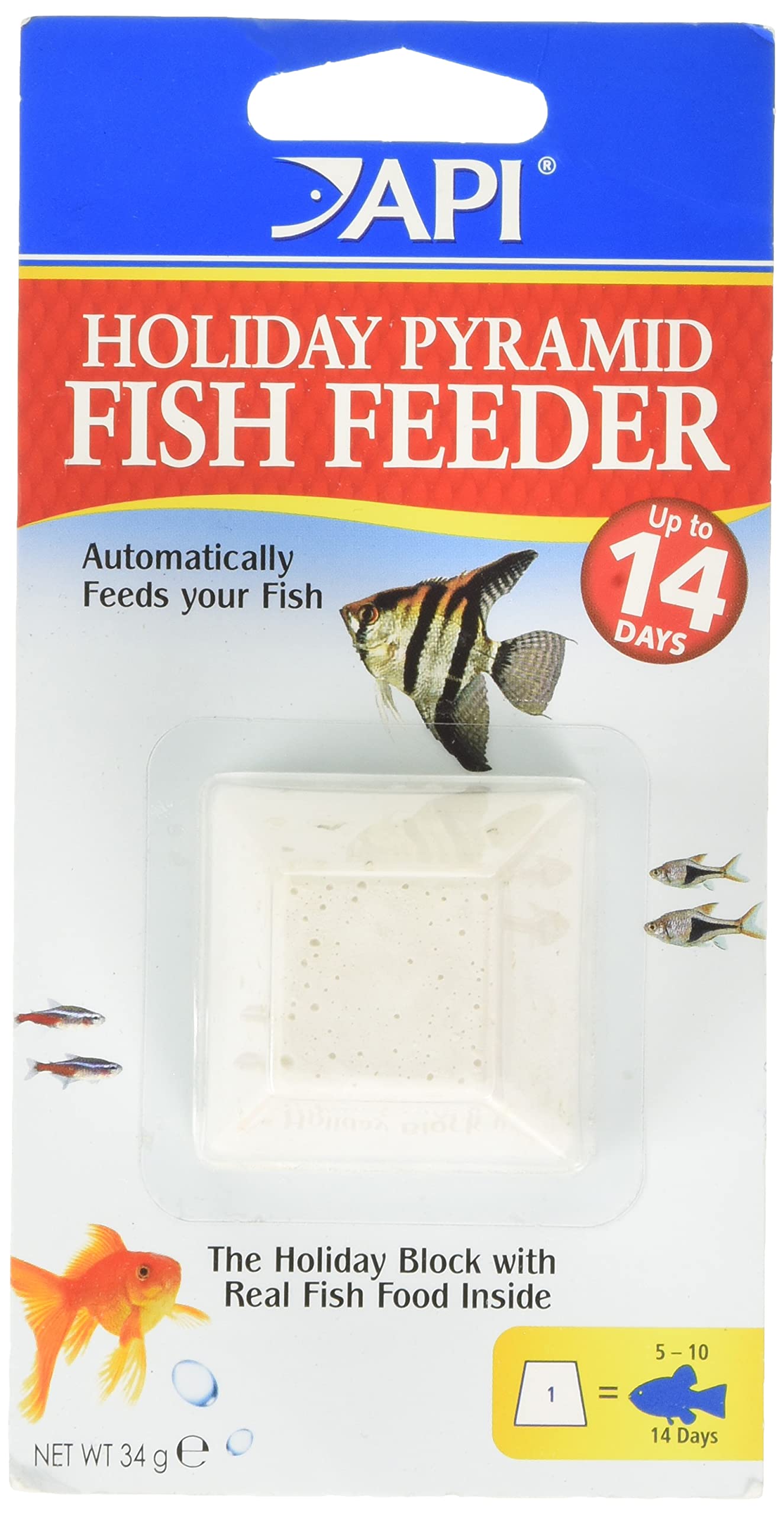 Holiday Pyramid Fish Feeder