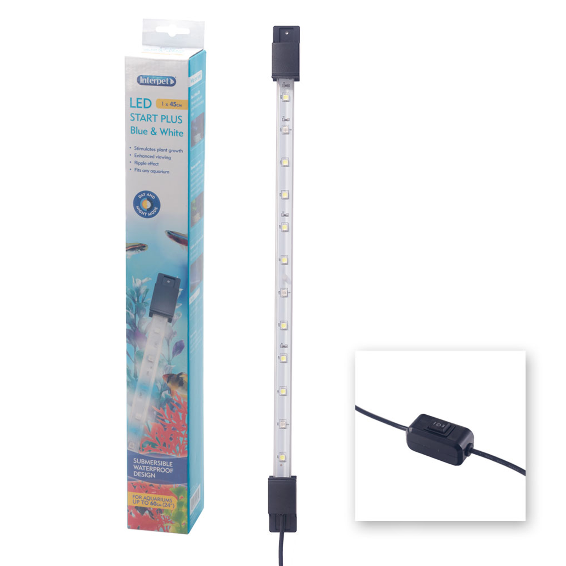 Start+ LED Blue + White