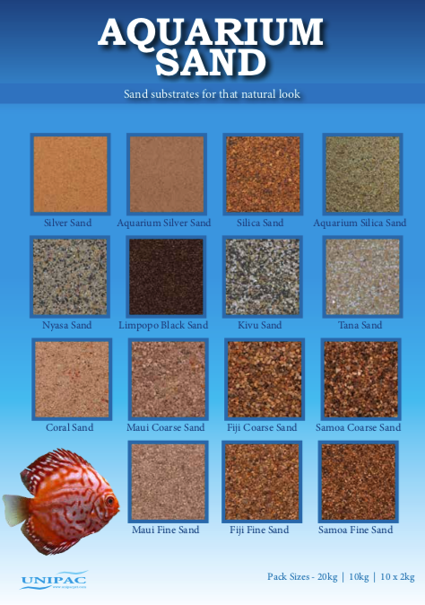 Aquarium sand